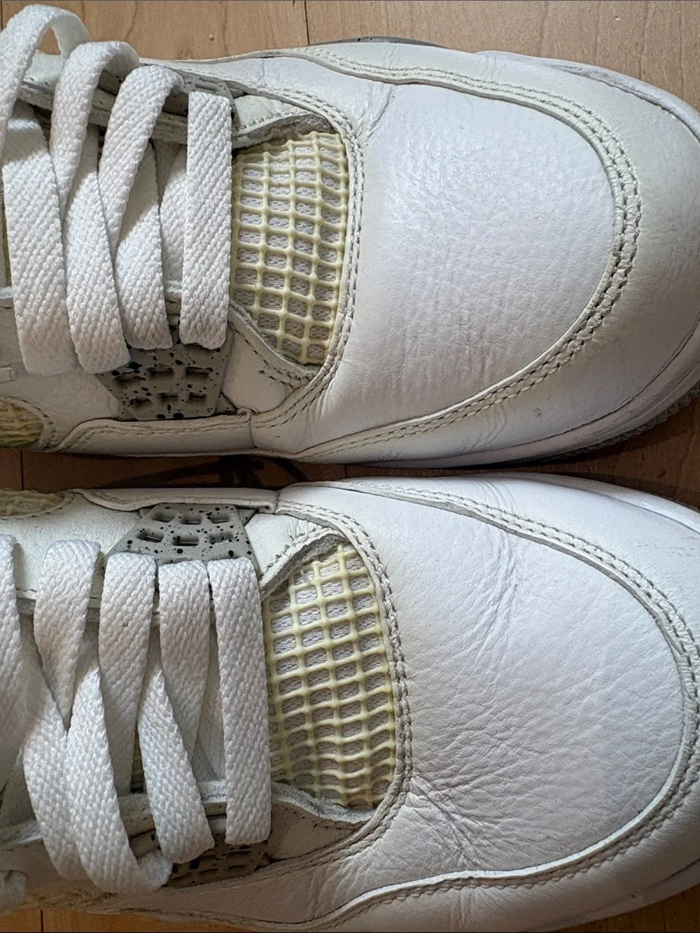 Jordan White Sneakers with Red Jumpman
